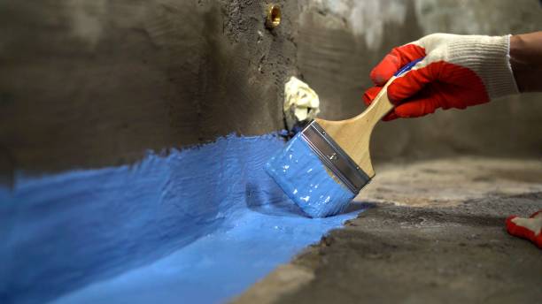 Commercial Basement Waterproofing project at a Morrison, IL business property by SJ Waterproofing Pros